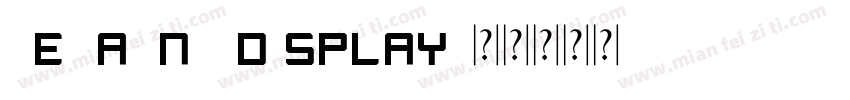 ceqabro display字体转换